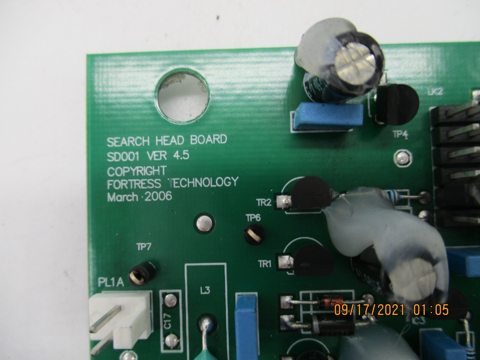 Fortress Technology SD001 VER 4.5 New, open box Search Head Digital Board