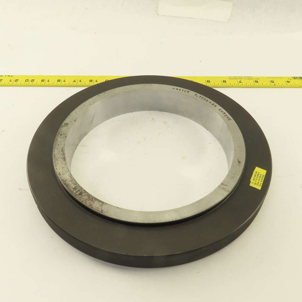 MTG Master 7.7500-XX Flange Type Cylindrical Ring GO/NO-GO