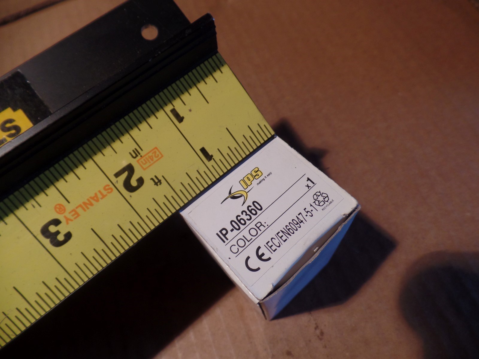IPS E-STOP BUTTON SWITCH, IP-04765, 10(6)A, 400V, IP-06360, IEC/EN60947-5-1