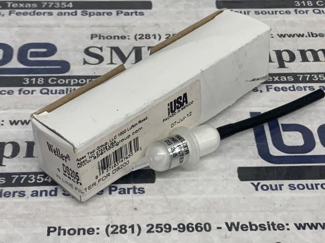 Lot of (6) NEW Weller Inline Filter – DS205 w/Warranty