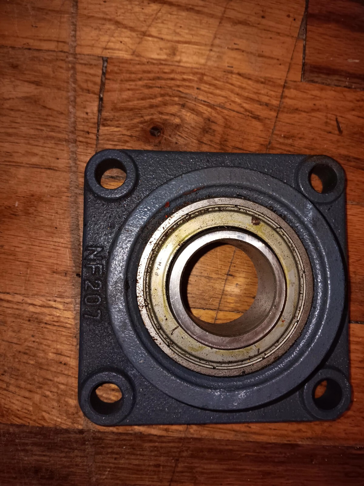 1 NEW NF207-20 NF207 4 BOLT FLANGE PILLOW BLOCK BEARIING