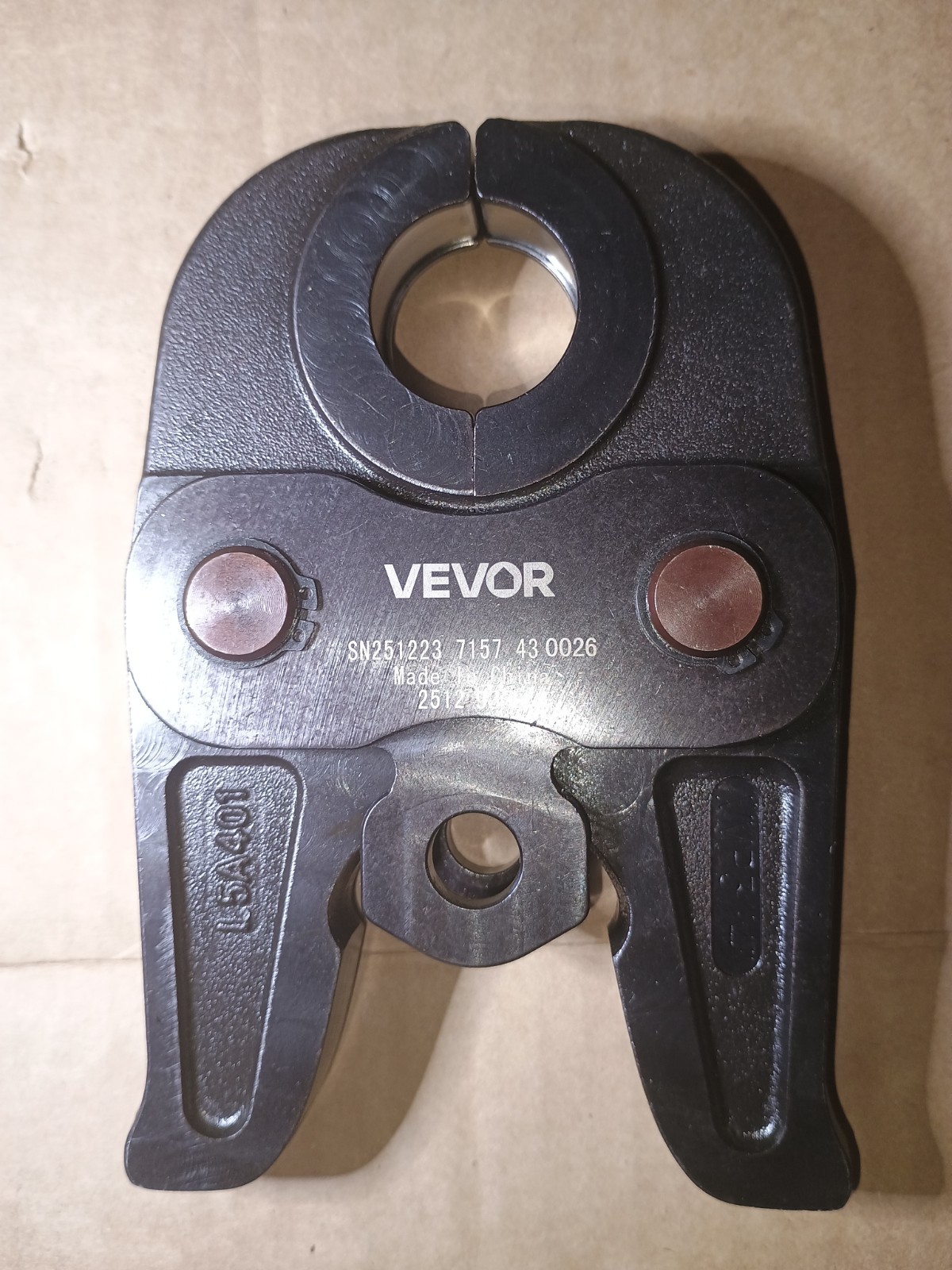 VEVOR 7PCS MegaPress Pressing Kit 1/2″ to 2″ for Standard Press Tools with Case