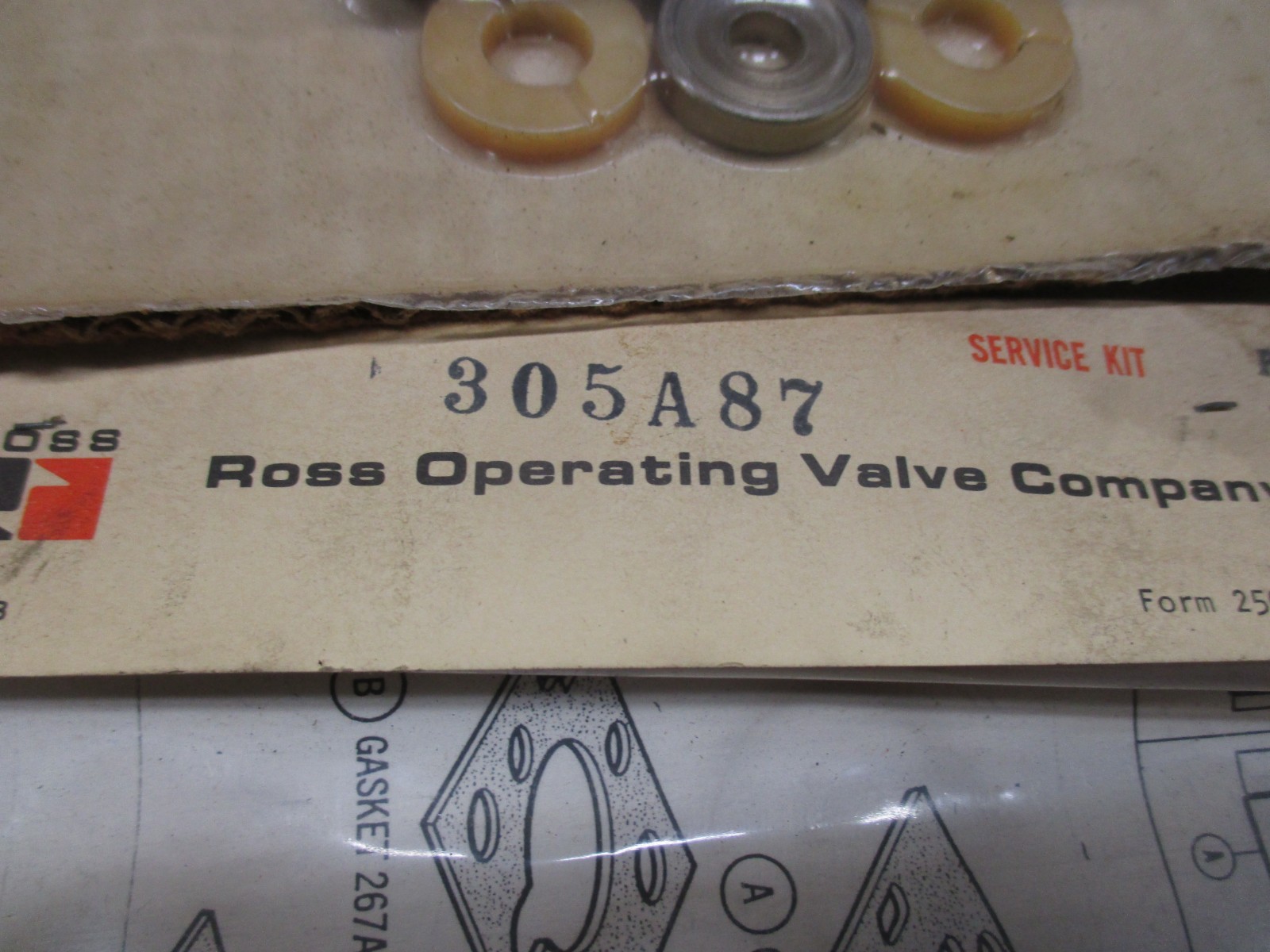 305A87 & 277K87 VALVE BODY SERVICE KIT ROSS NEW