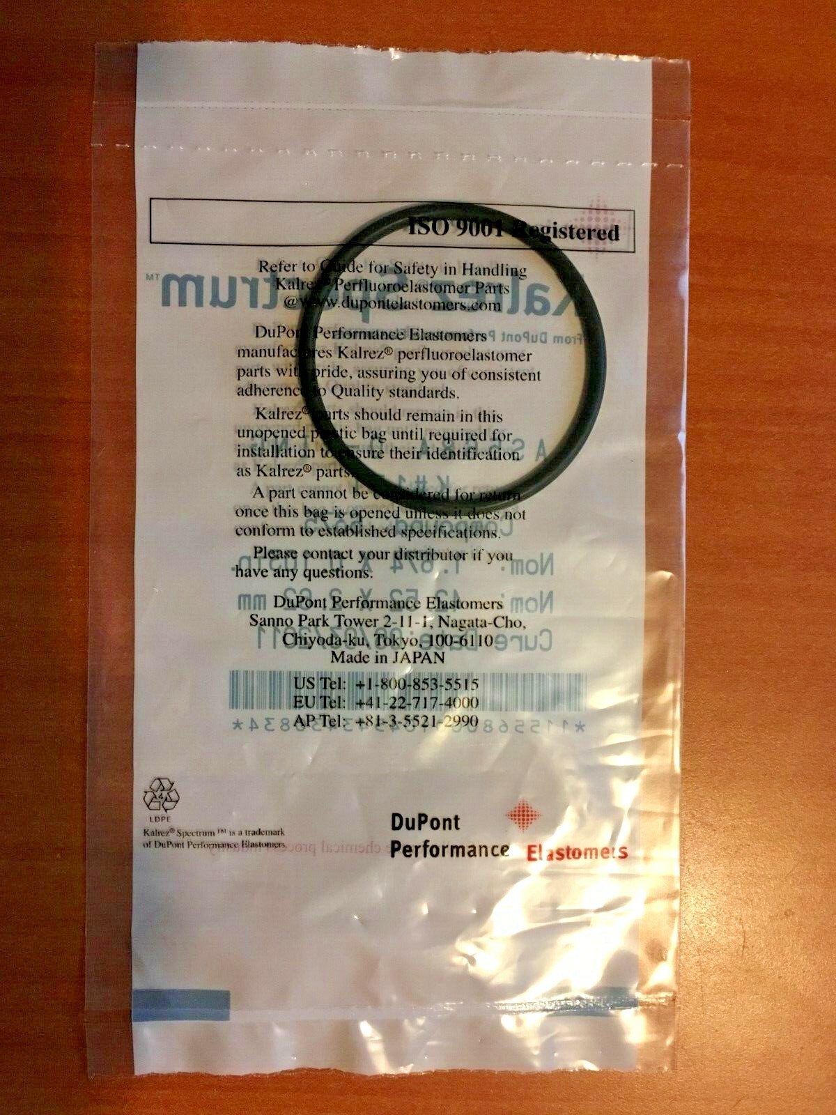 KALREZ SPECTRUM AS568A O-RING