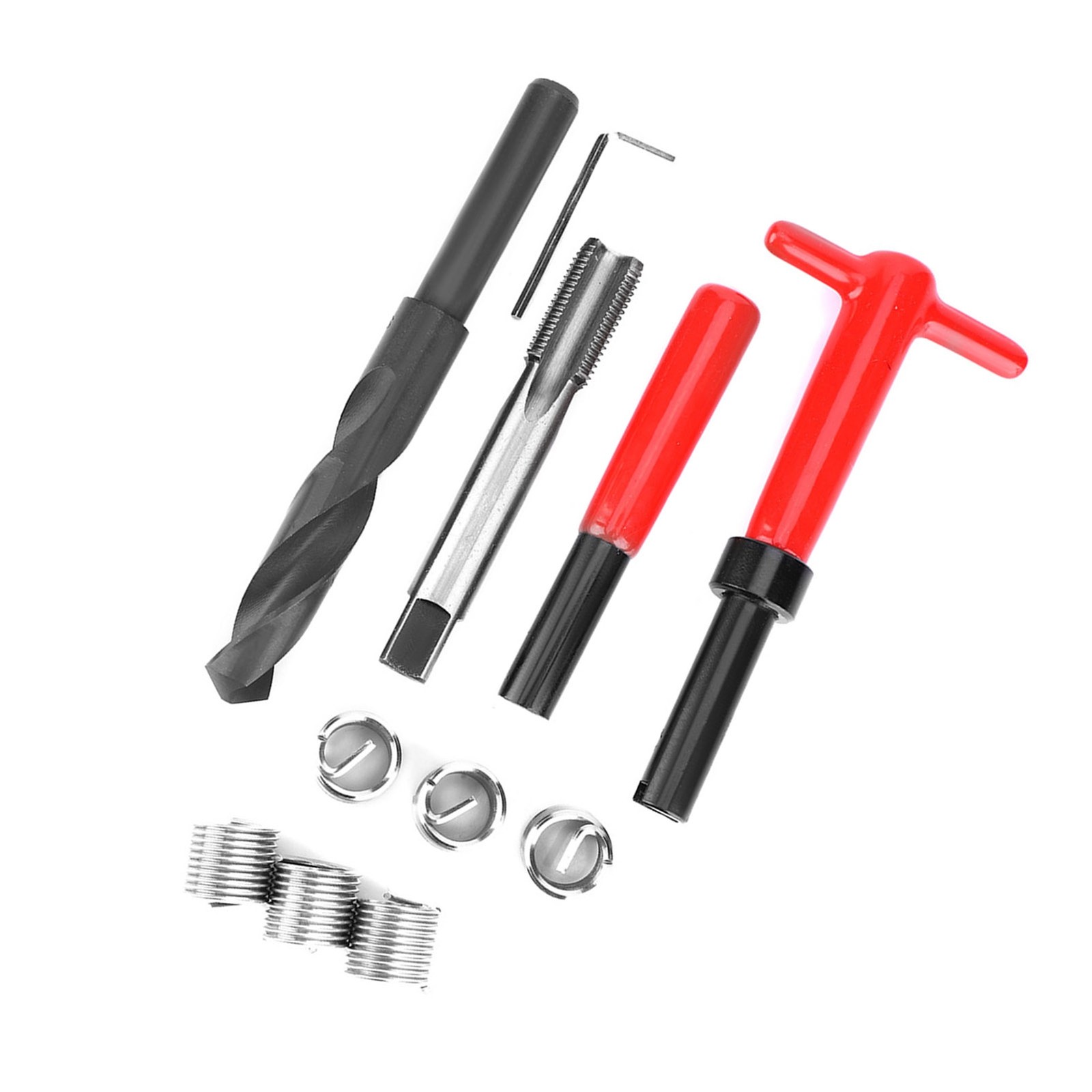 11Pcs Thread Repair Kit Durable Tap Insertion Tool For Auto Parts Stainless NEW