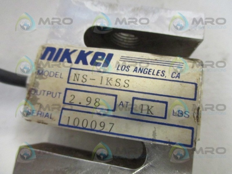 NIKKEL NS-1KSS LOAD CELL 1K UNMP