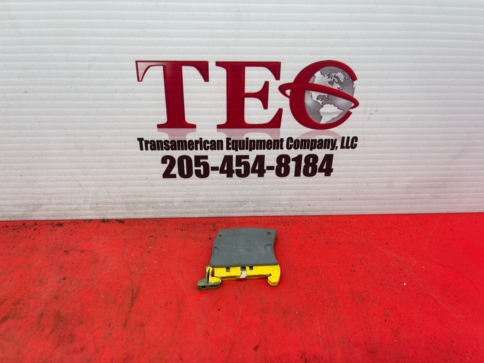 Entrelec ABB ZS4-PE Feed-Thru Ground Terminal Block