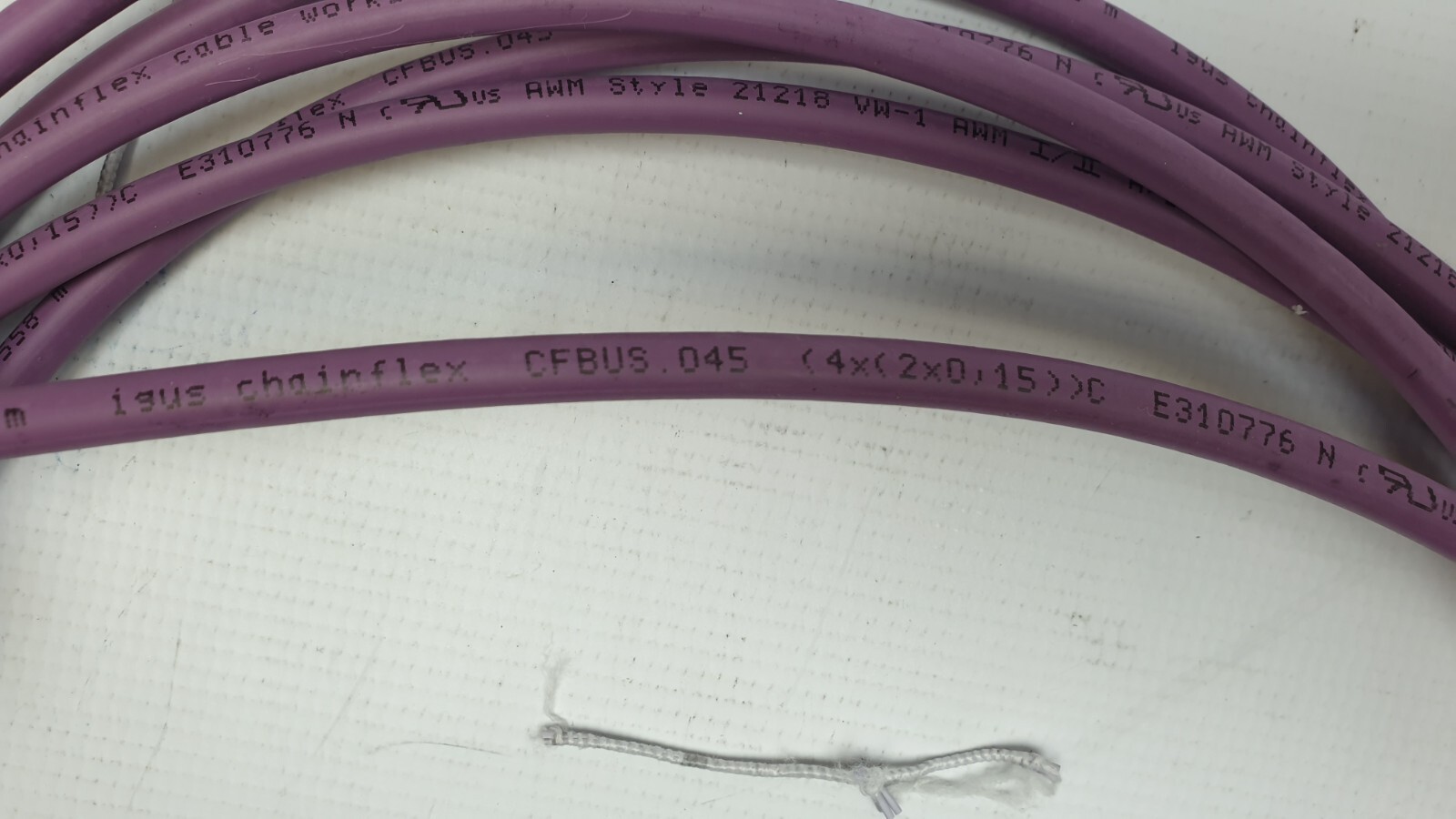 igus Chainflex Ethernet Cable, CAT5e, 6m, CFBus.045, E310776 New
