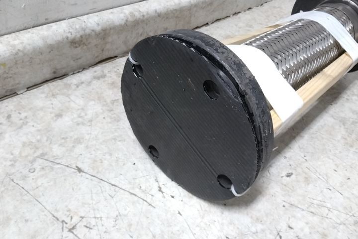 Hose Master G300FXFL180 3 In Inside Dia 18 In L Flexible Metal Hose Assembly