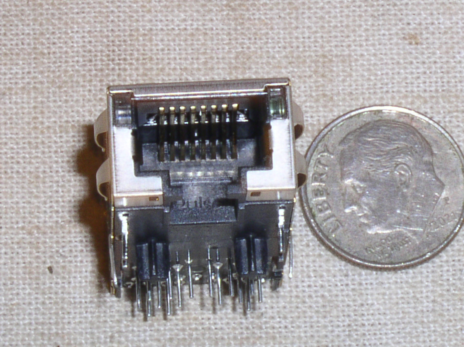 PULSE RJ45 RJ-45 JT4-1108HL PULSEJACK 10 GIG SHIELDED R/A MODULAR JACK CONNECTOR