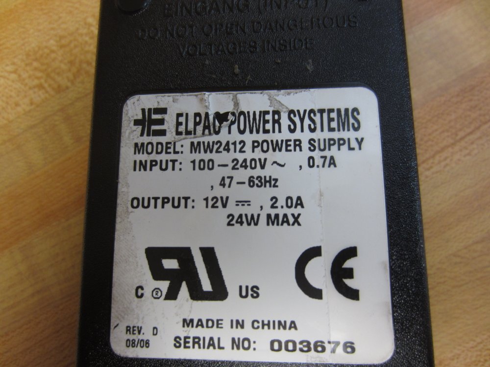 Elpac MW2412 Power Supply