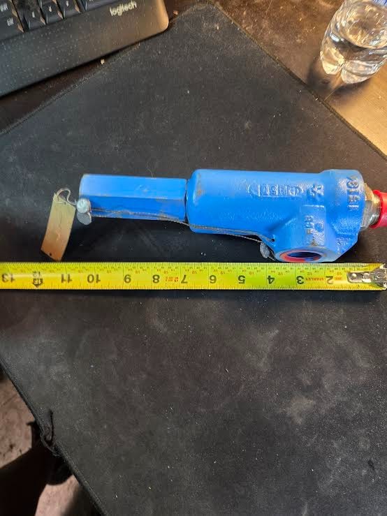 CROSBY 951101MA 125PSIG 125 PSIG RELIEF VALVE TESTED SALE $299