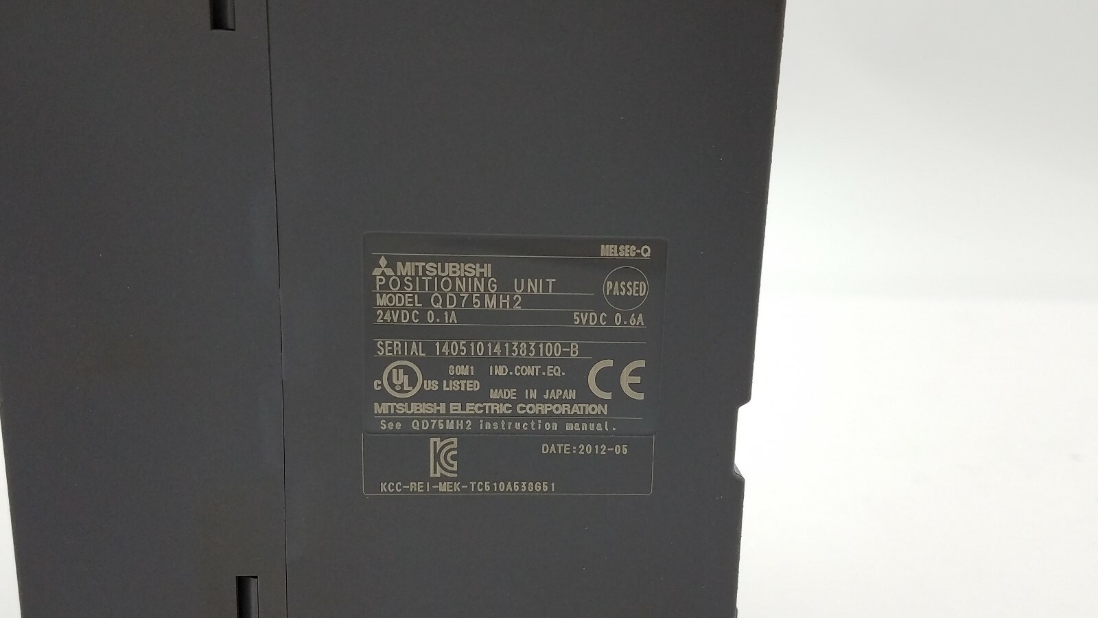 Mitsubishi QD75MH2 Positioning Module Unit 24VDC 0.1A PLC Surplus Electrical