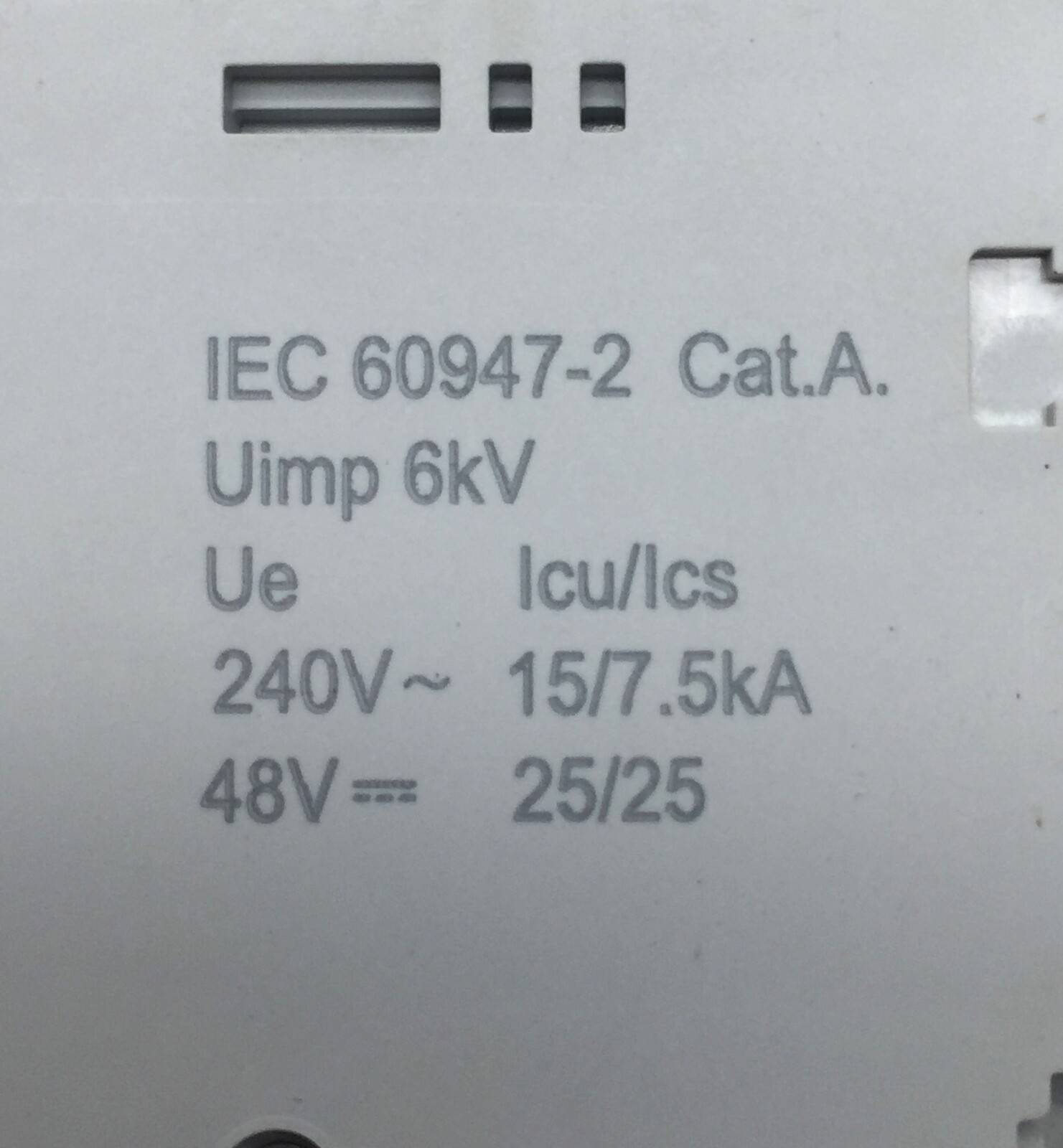 NHP Din-T10-C2 MCB DC 6kA 1 Pole 6A C Curve 240-415VAC 48VDC IP40  x10