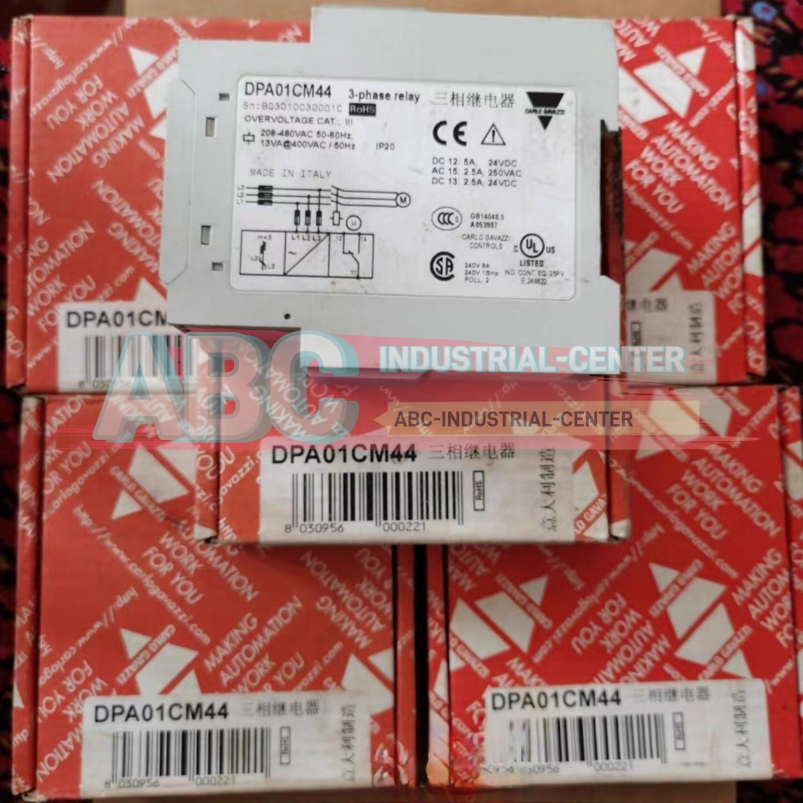 1PCS New Carlo Gavazzi DPA01CM44 Three-phase relay#