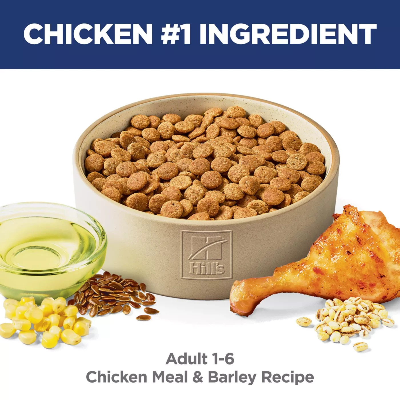 Hill’s Science Diet Adult Dry Dog Food – Chicken & Barley. 45 Lb