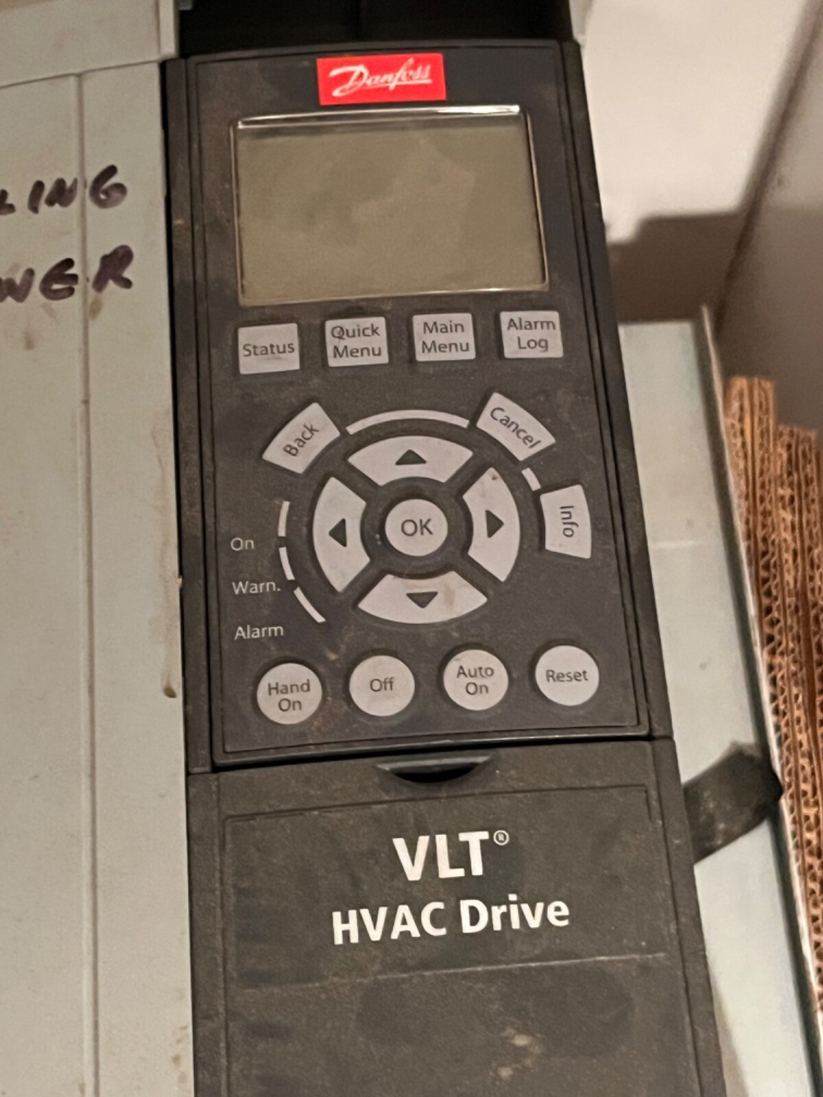 Untested Danfoss 174L1088 Industrial VLT HVAC Variable Frequency Drive Unit.