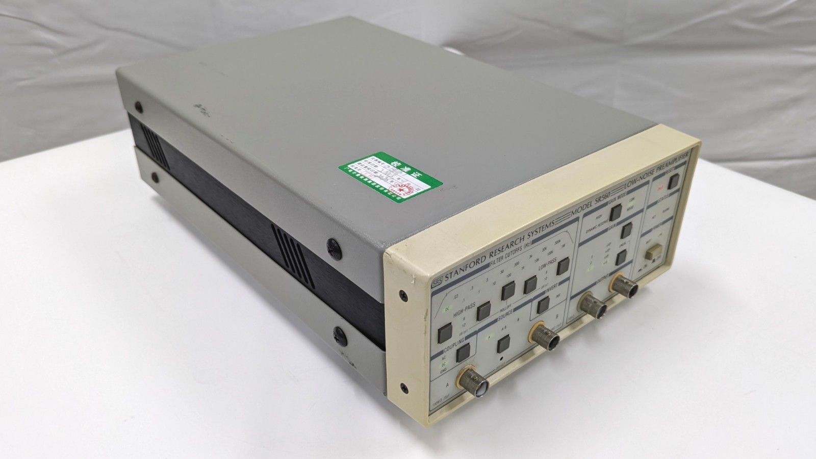 SR560 [Operation Tested] Low Noise Voltage Preamplifier SRS S/N:01341