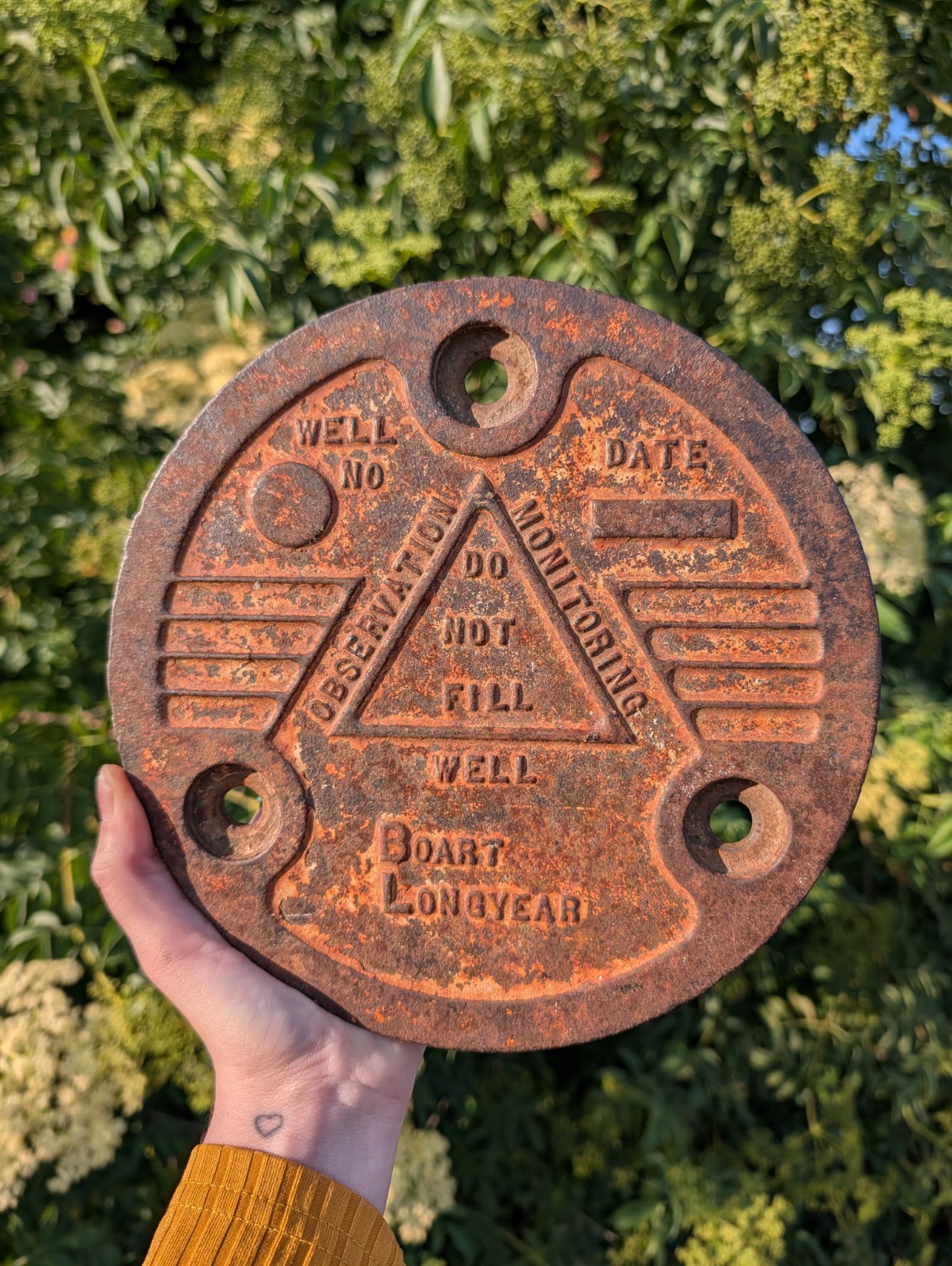 Cast Iron Observation Monitoring Well Hole Cover Boart Longyear
