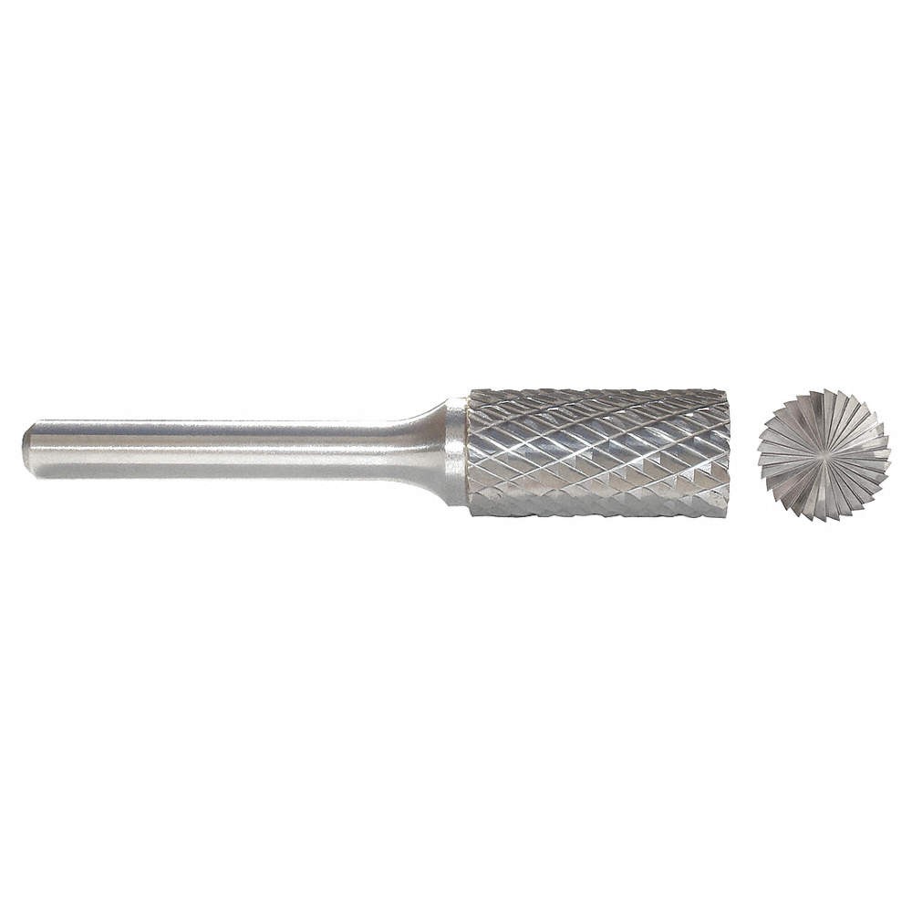 GRAINGER APPROVED 310-002031 Cylinder Bur SB,Flat End,1/16″,Carbide 22YA46