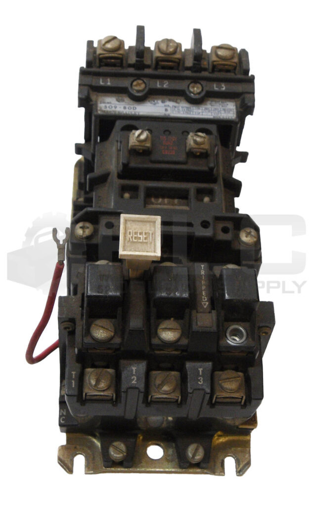 ALLEN BRADLEY 509-BOD /B CONTACTOR W/ CB236 COIL W/ 42185-800-01 W/ (3) W52