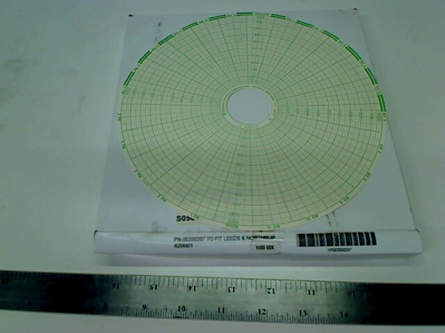 GRAPHIC CONTROLS ROUND RECORDING CHART 100pcs LS620001