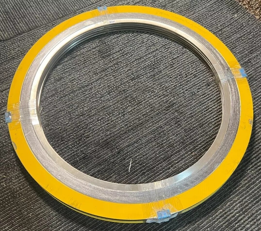 14” 150 Spiral Wound Gasket with 304SS Inner Ring Flexible Graphite Class Flange