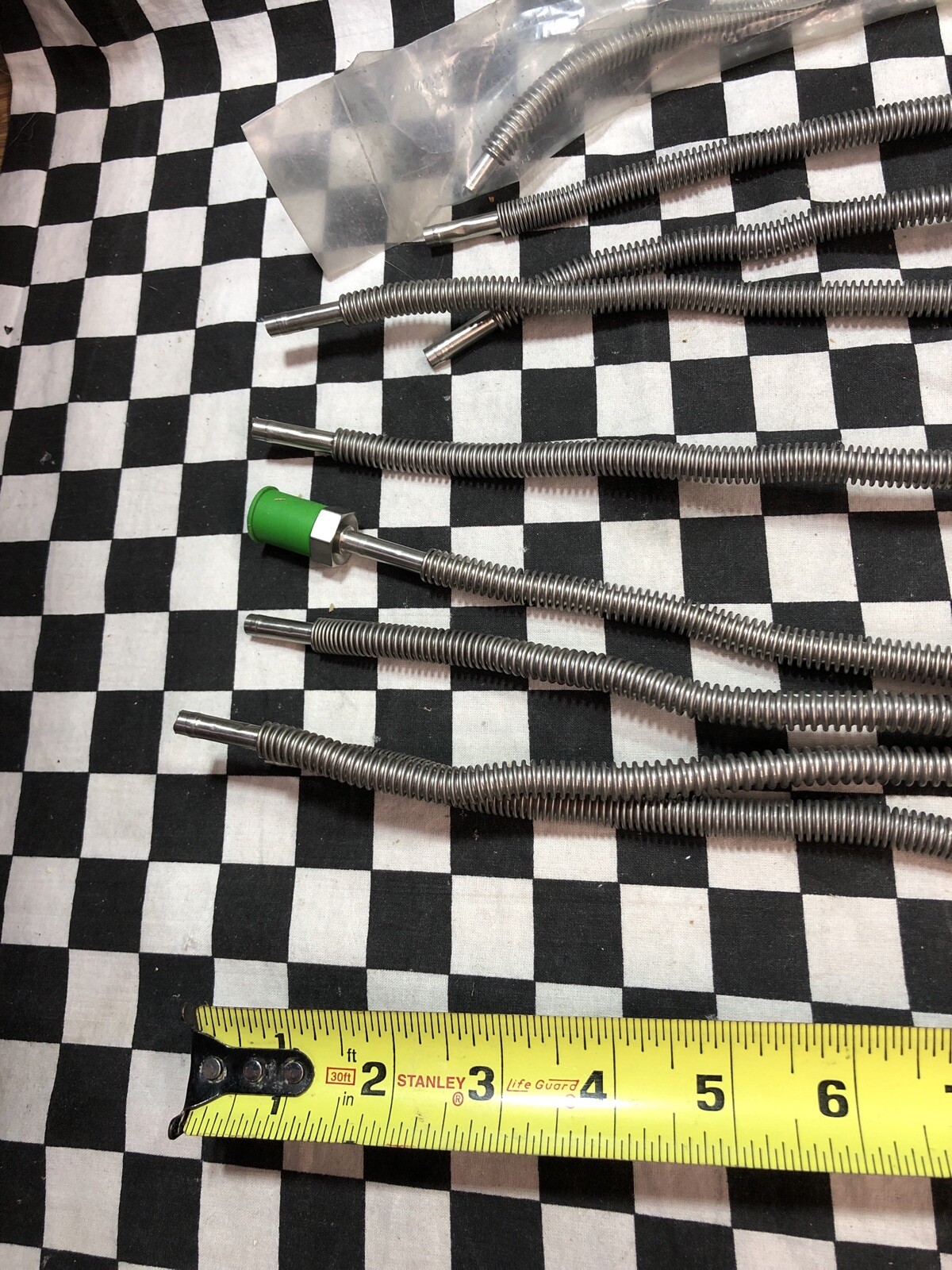SWAGELOK Flexible Tubing 1/4″ X 18″ TO 24″, 321-4-X-24, LOT OF 9, SHIPSAMEDAY