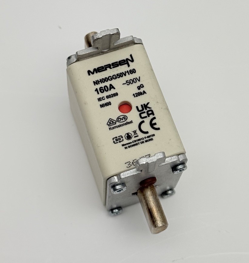 MERSEN NH00GG50V160 FUSE, 500V, 160A