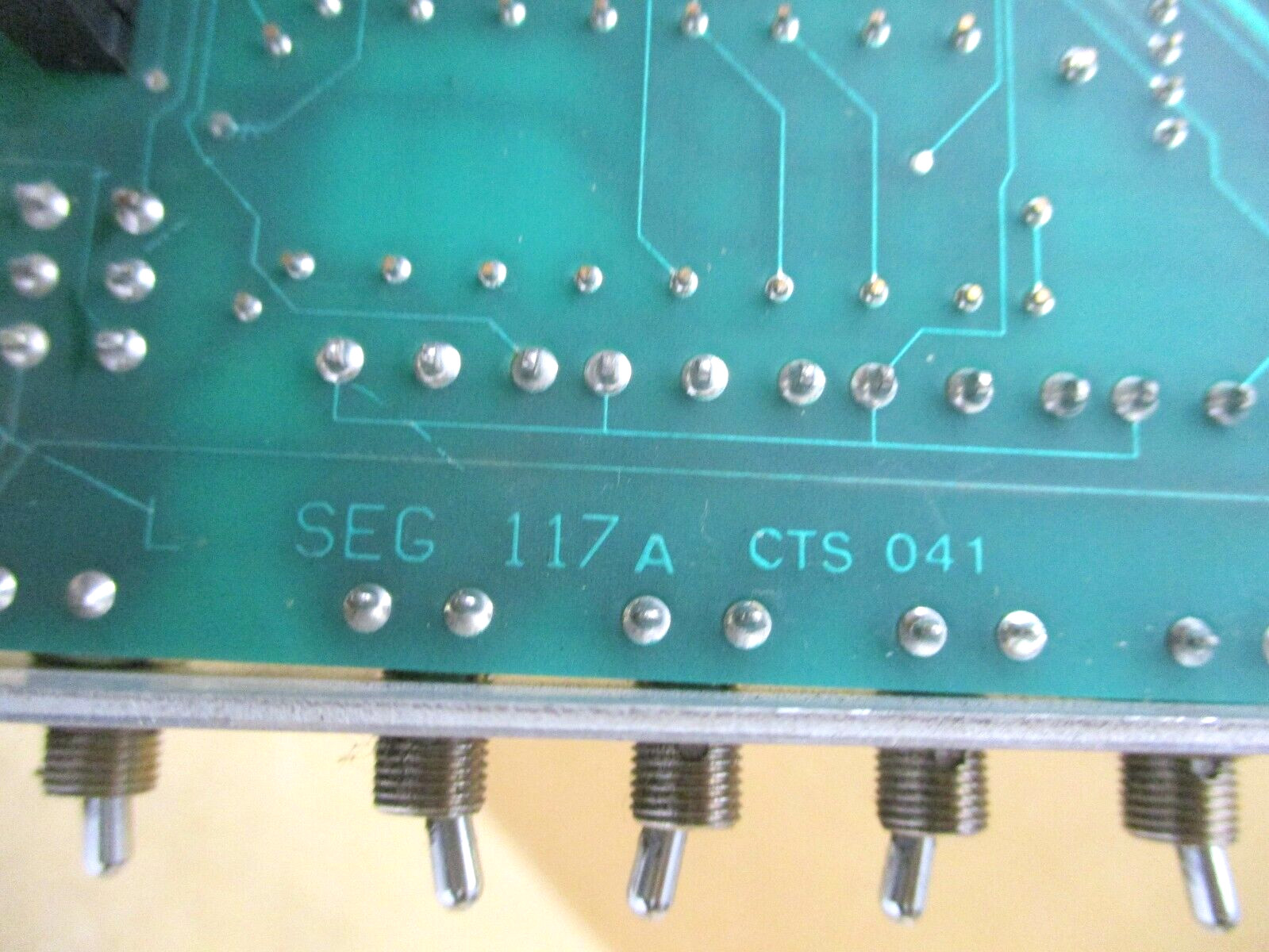 SEG 117A SEG 117A CTS 041 BMKM20114-1A BOARD COMPUTER WEIGH SC 49550HI
