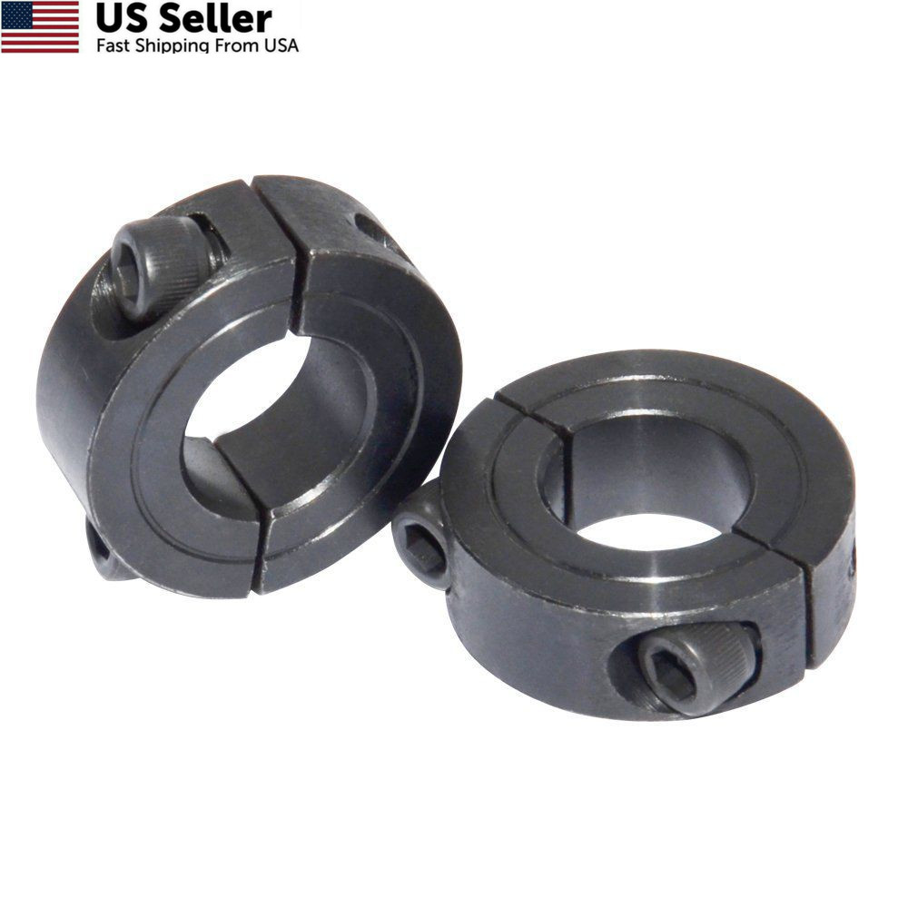 Double Split Shaft Collar 1″ Bore Width 1/2 Inch Oxide 1″-2P, 1″-2P