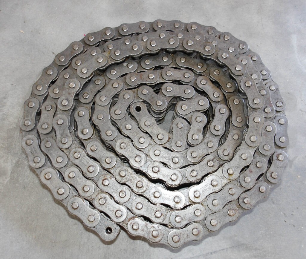 NEW HKK CHAIN HKK60 APPROX. 9 FT 11″ DOUBLE ROLLER CHAIN 159 LINKS