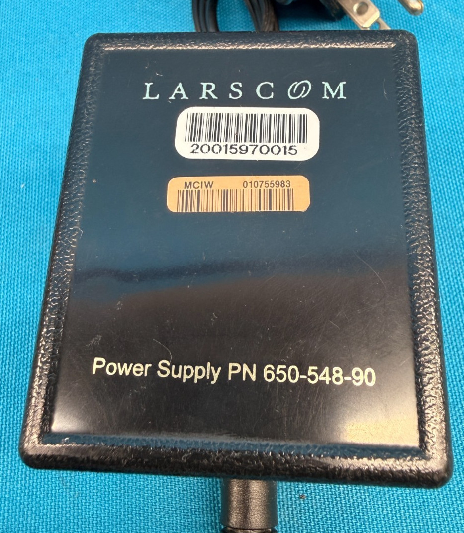Larscom 650-548-90 48VDC 625mA Class 2 Telephone Power Supply ILDF-53 USA