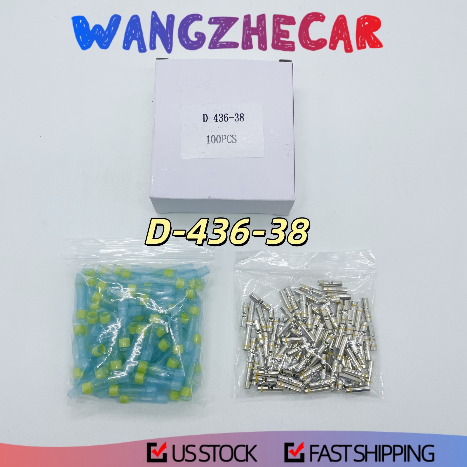 D-436-38 new Fits For Military Aviation 100 Pcs Pack Plastic Case terminal