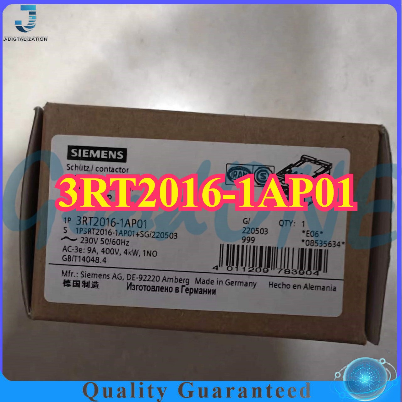 3RT2016-1AP01 1PCS New Siemens Power Contactor Module Original Quality Goods