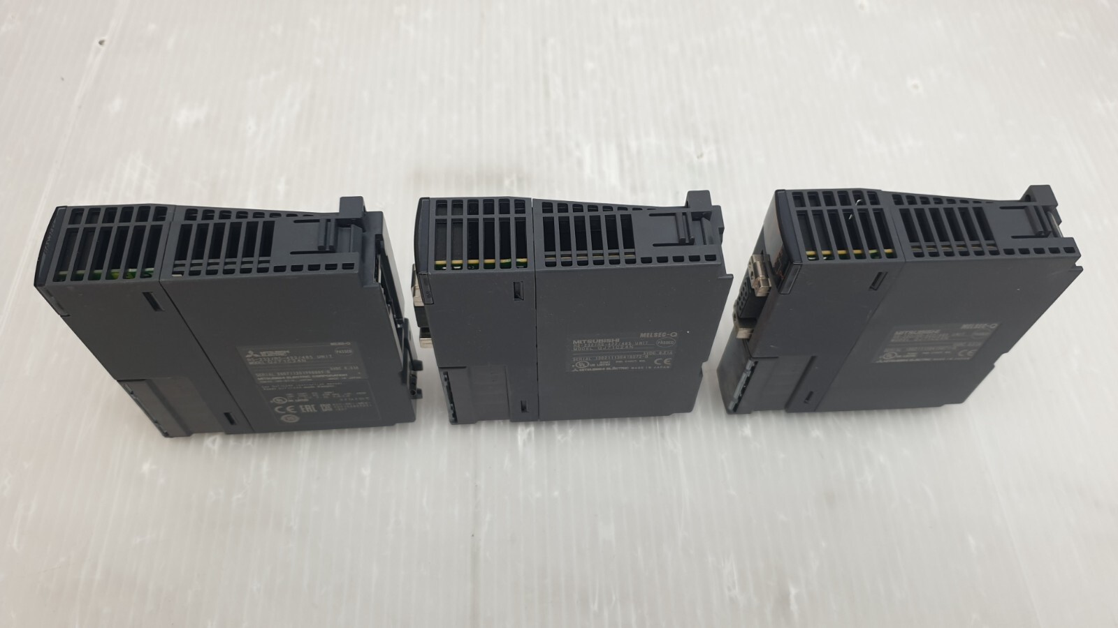 Lot of 3 Mitsubishi MELSEC-Q RS-232/RS-422/485 Unit Model QJ71C24N