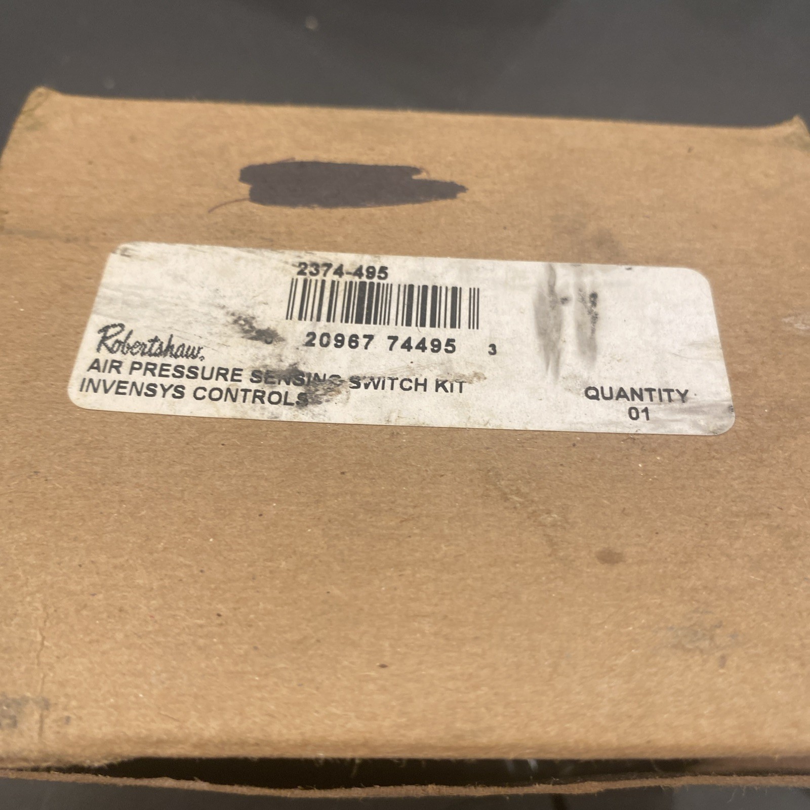 Robert Shaw 2374-495 Air Pressure Sensing Switch Kit RL