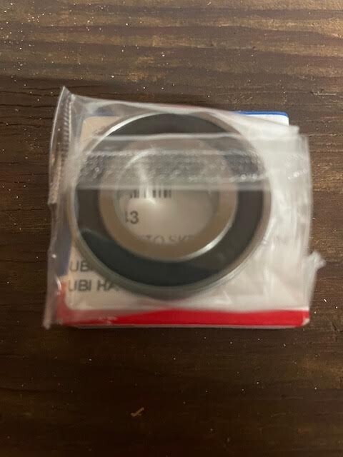 6003-2RS SKF Brand Rubber Seal Ball Bearing 17MM ID.