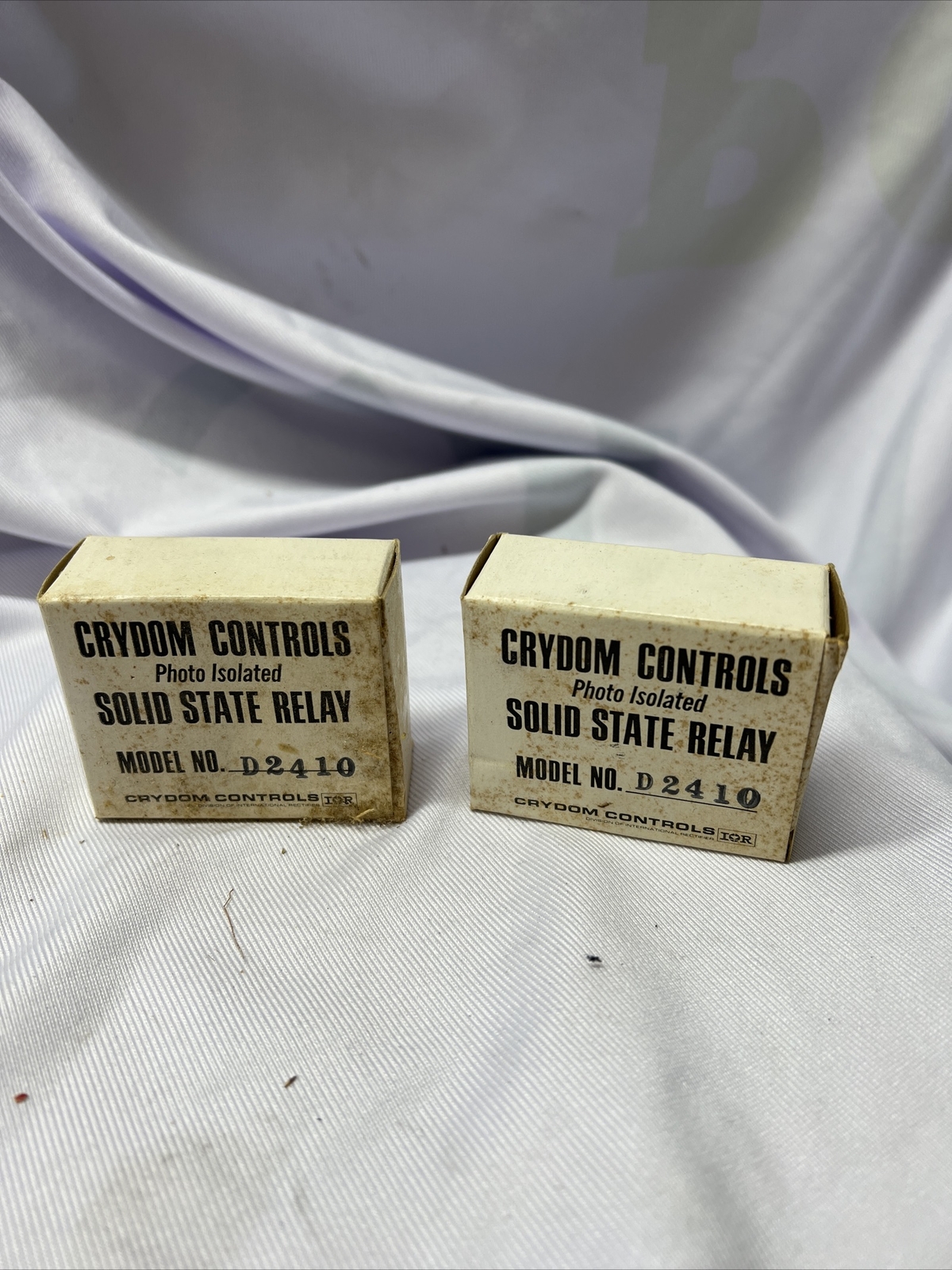 Crydom D2410FPG-10, Solid-State Relay, Control Voltage 3-32 VDC, Lot Of 2