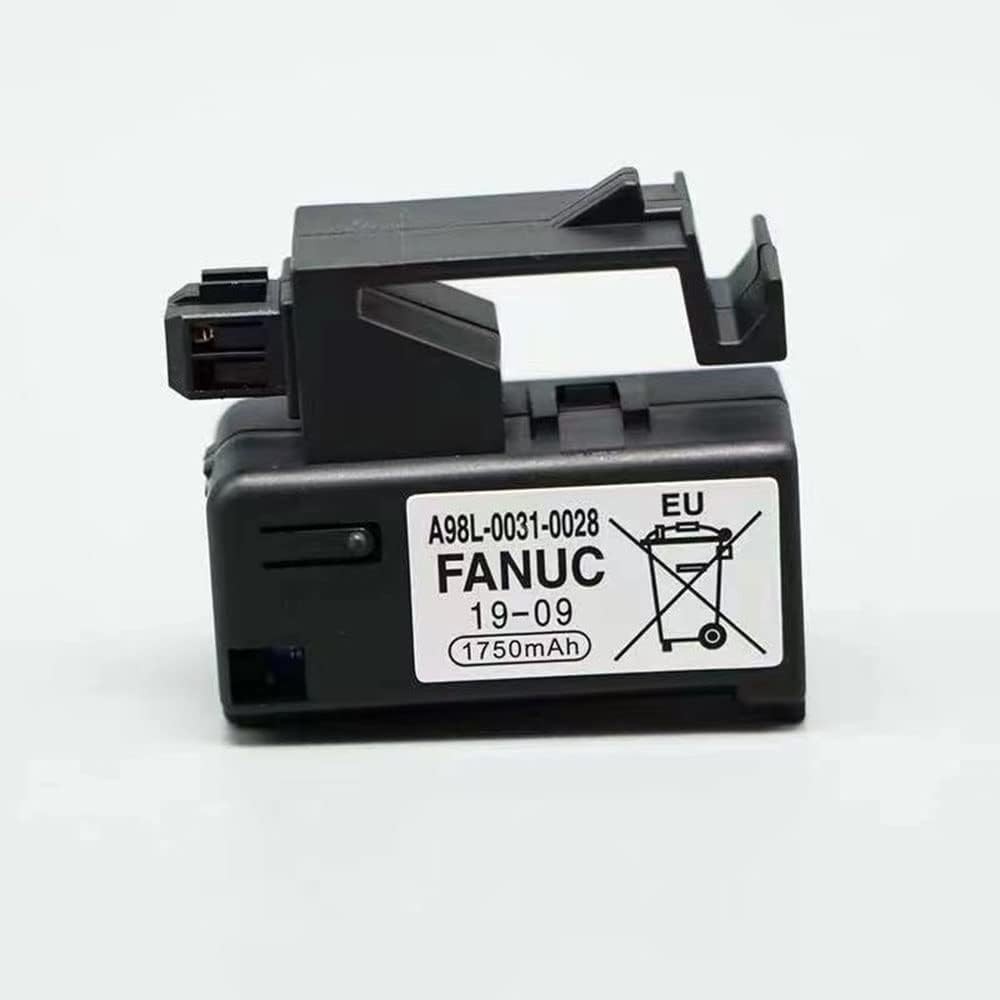 Pack of 2 Replacement for Fanuc A98L 0031 0028 A02B 0309 K102 3V 1750mAh PLC