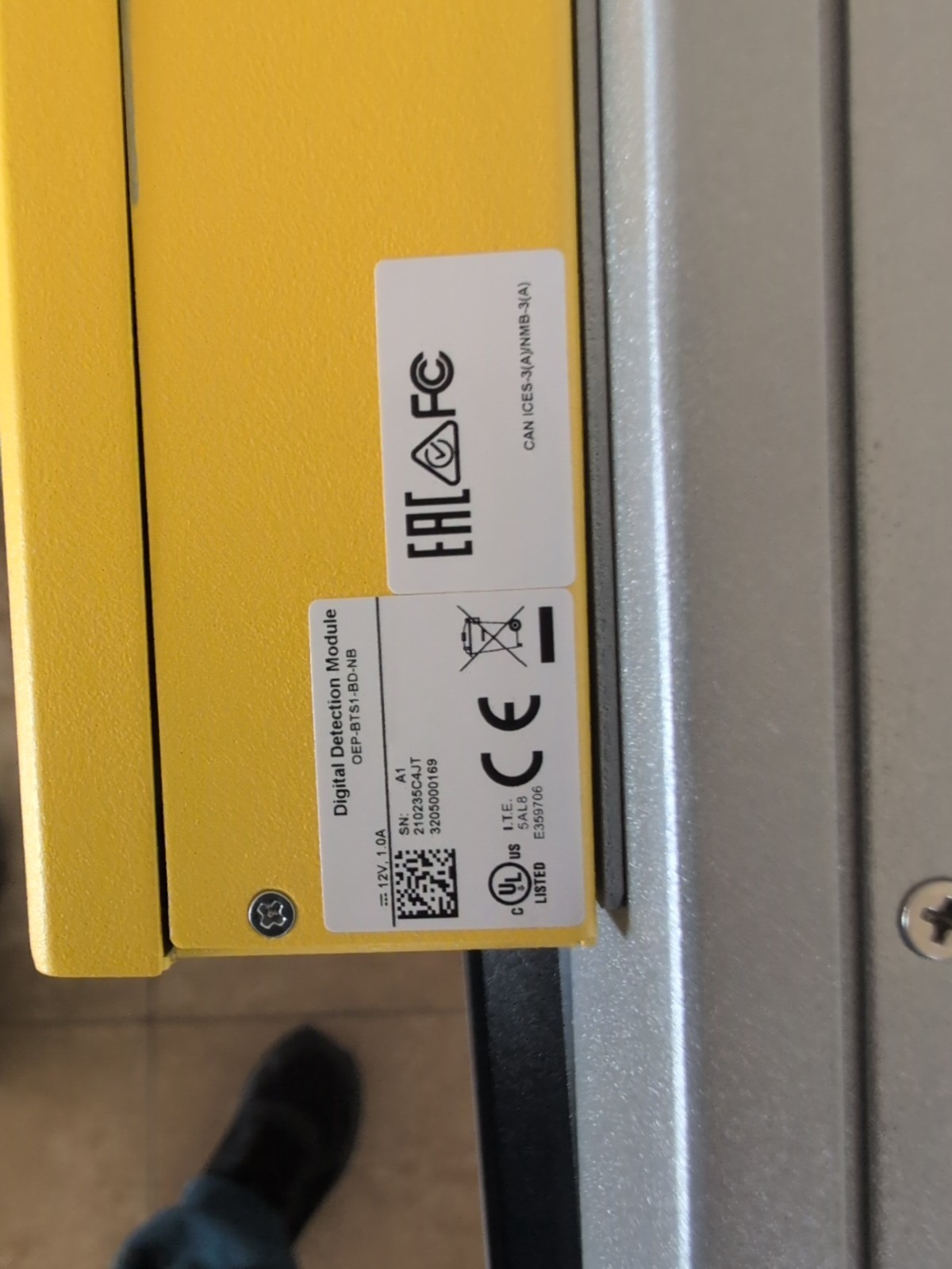 Uniview Face Recognition Access Terminal w/ Digital Detection Module OEP-BTS1-NB