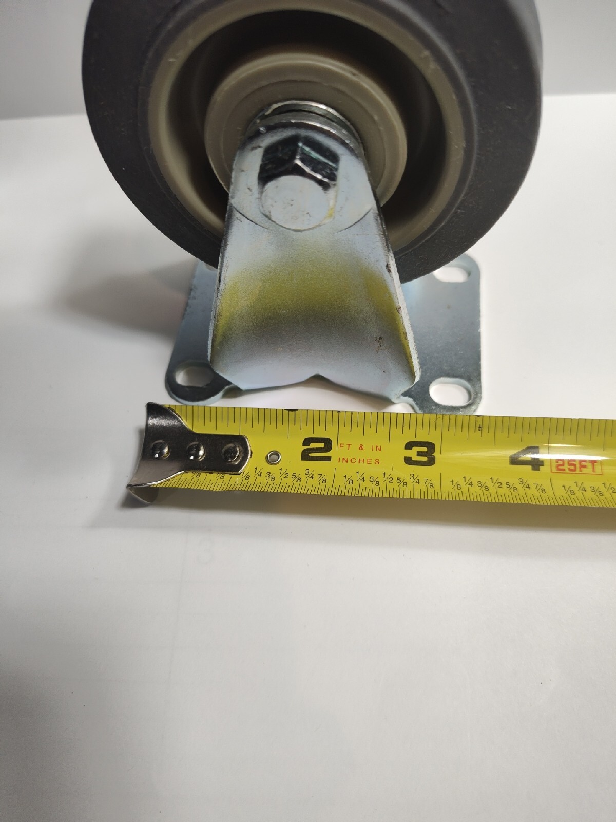 GRAINGER APPROVED P12S-PRP035B-12 NSF-Listed Plate Caster,,250 lb.