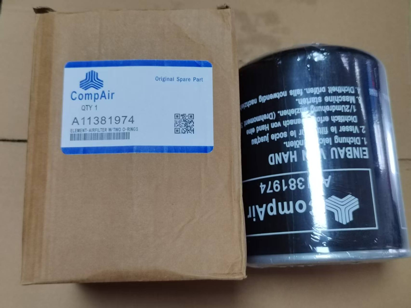 1Pcs Oil Filter Fits Air Compressor A11381974