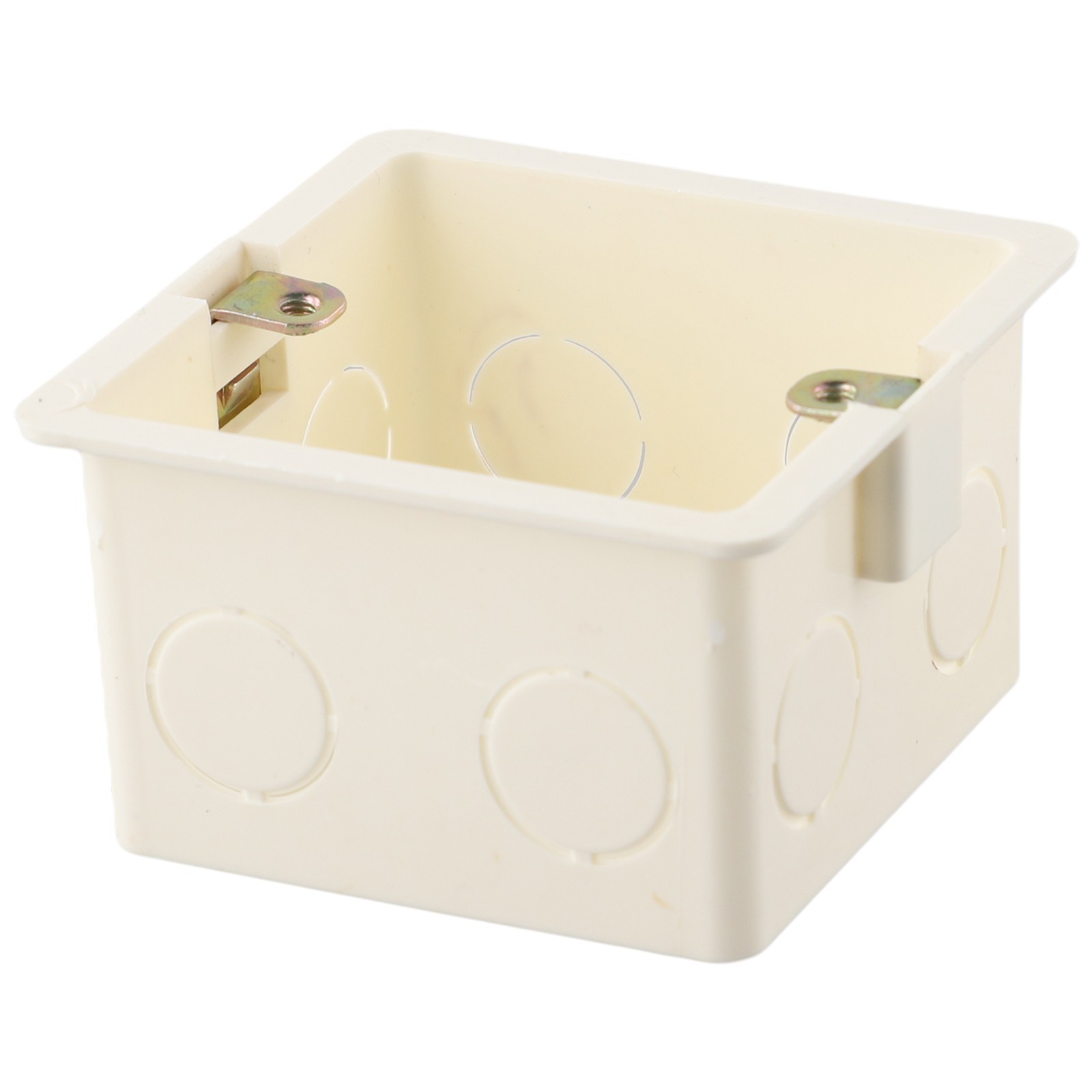 Socket Box Light Switch 1Gang 80x80x50mm European Standard Light Pattress Switch