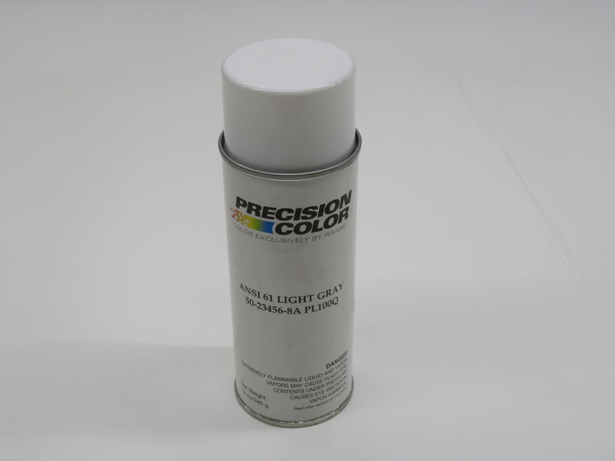 PRECISION COLOR 50-23456-8A PL100Q ANSI 61 LIGHT GRAY SPRAY PAINT T226984