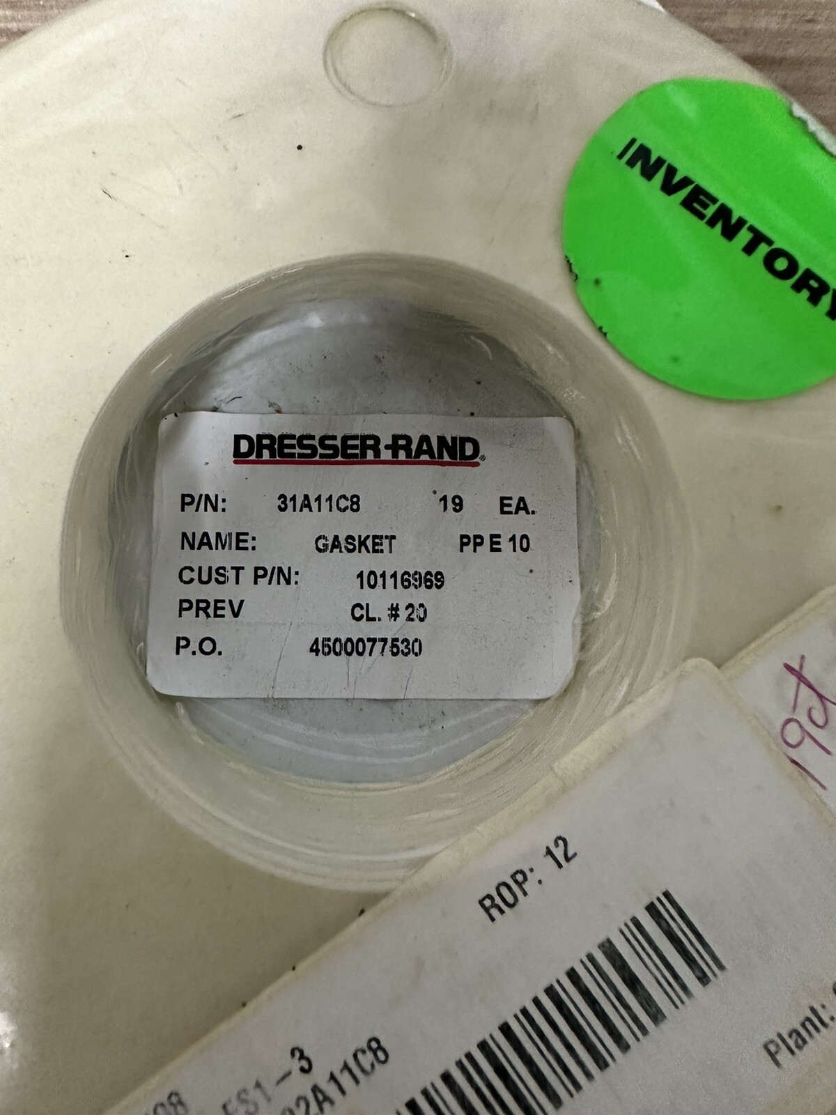 Lot Of 19 Ingersoll Rand/Dresser Compressor Gasket Part Number 31A11C8