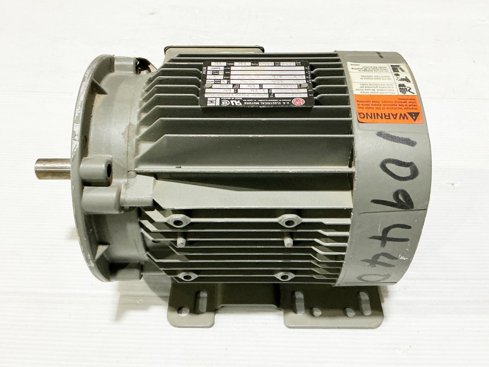 US Electrical Motors H569-Z07Z1500219M Electric Motor 1.5HP 575V 3440RPM 3PH 56C