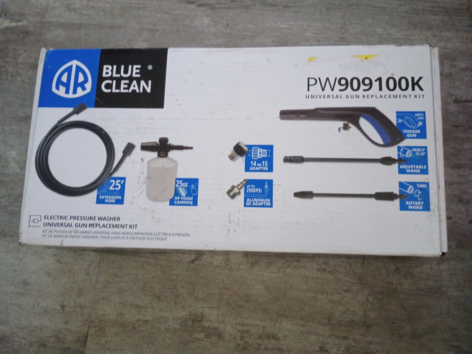 AR Blue Clean PW909100K Universal Electric Power Washer Replacement Accessory