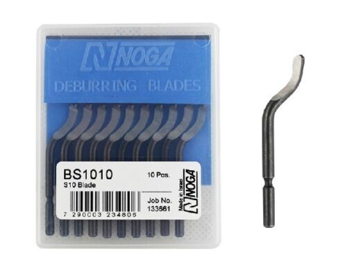 10pcs/box high quality blade NOGA BS1010 S10 Blades Hand Deburring Tool 10 pcs
