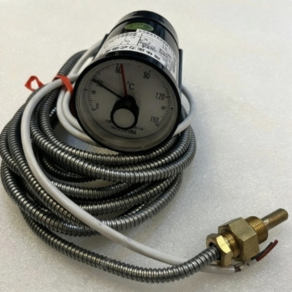 1pc for Air Compressor Liquid-Filled Pressure Thermometer Sensor 1089037601